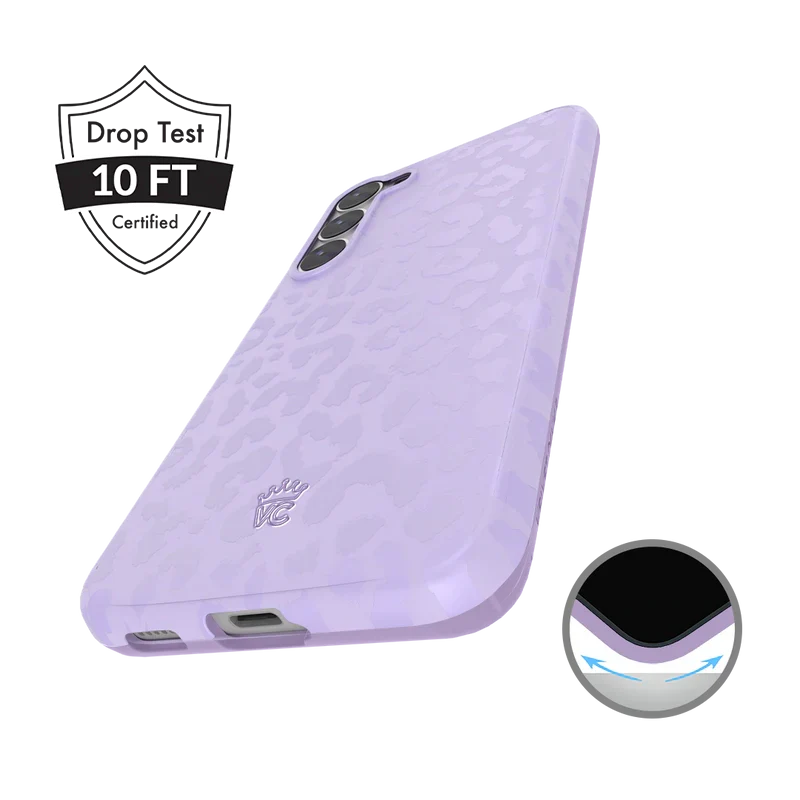Lilac Leopard Samsung Case - Image 21