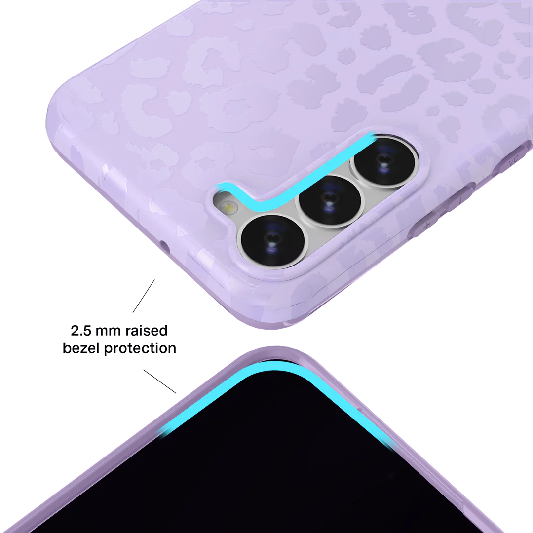 Lilac Leopard Samsung Case - Image 22