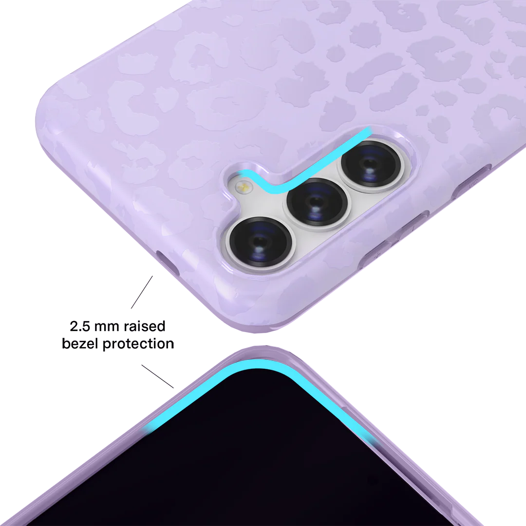 Lilac Leopard Samsung Case - Image 3