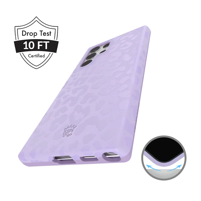 Lilac Leopard Samsung Case - Image 31