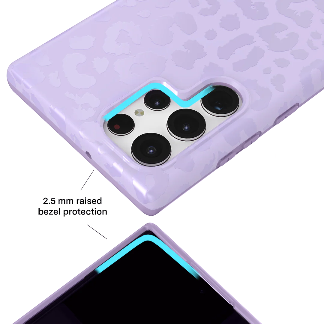 Lilac Leopard Samsung Case - Image 34