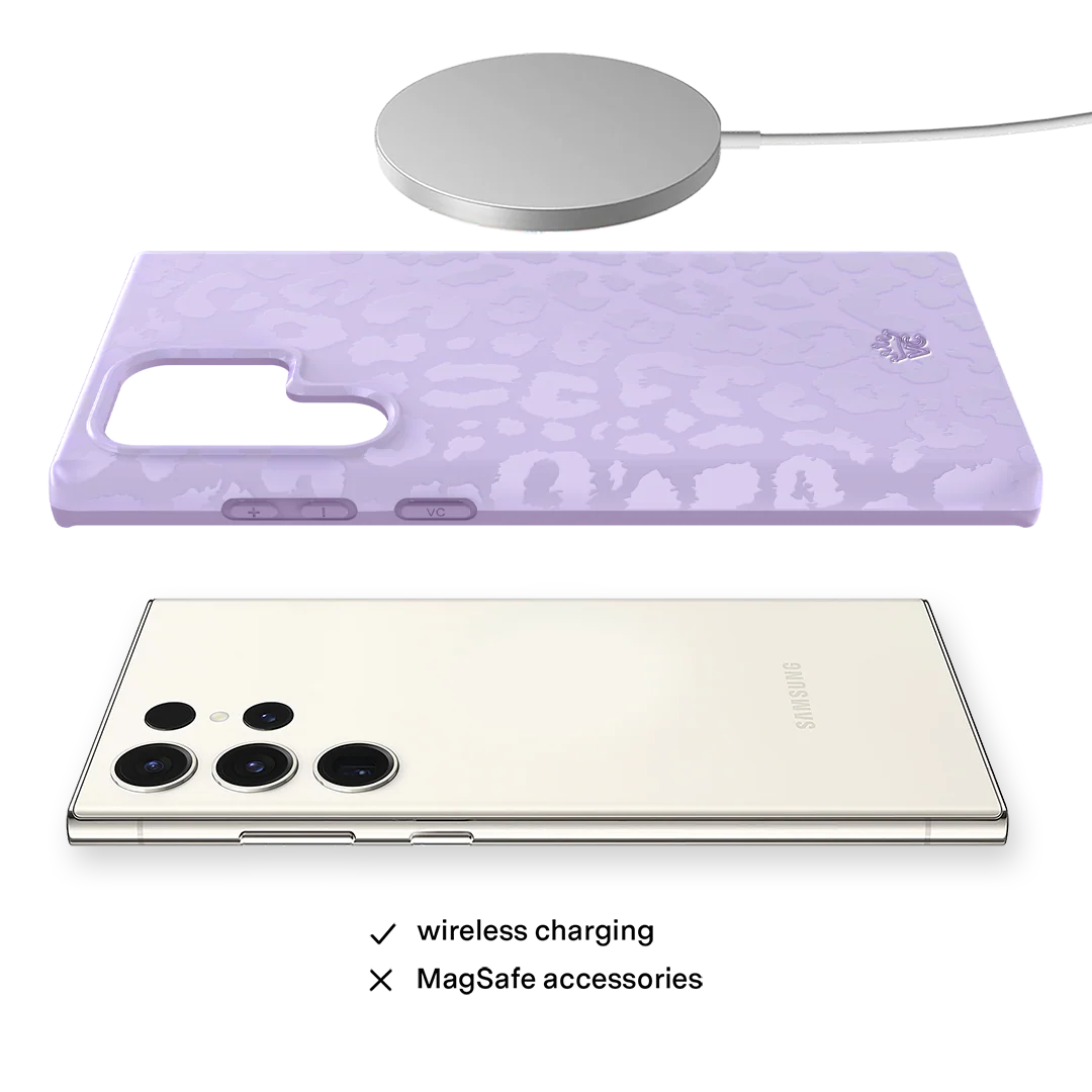 Lilac Leopard Samsung Case - Image 35