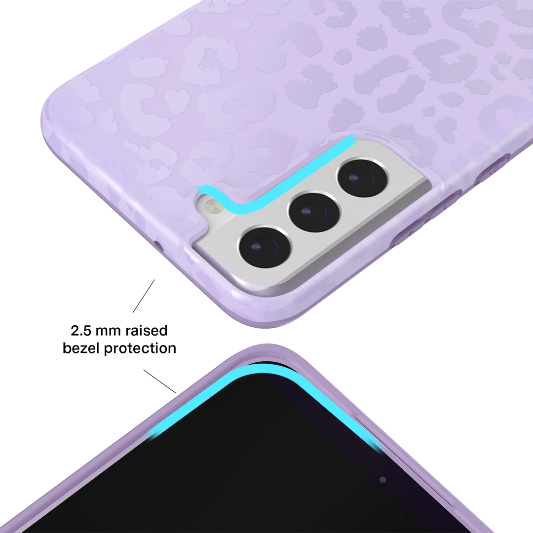 Lilac Leopard Samsung Case - Image 47