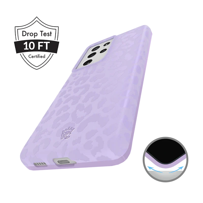 Lilac Leopard Samsung Case - Image 61