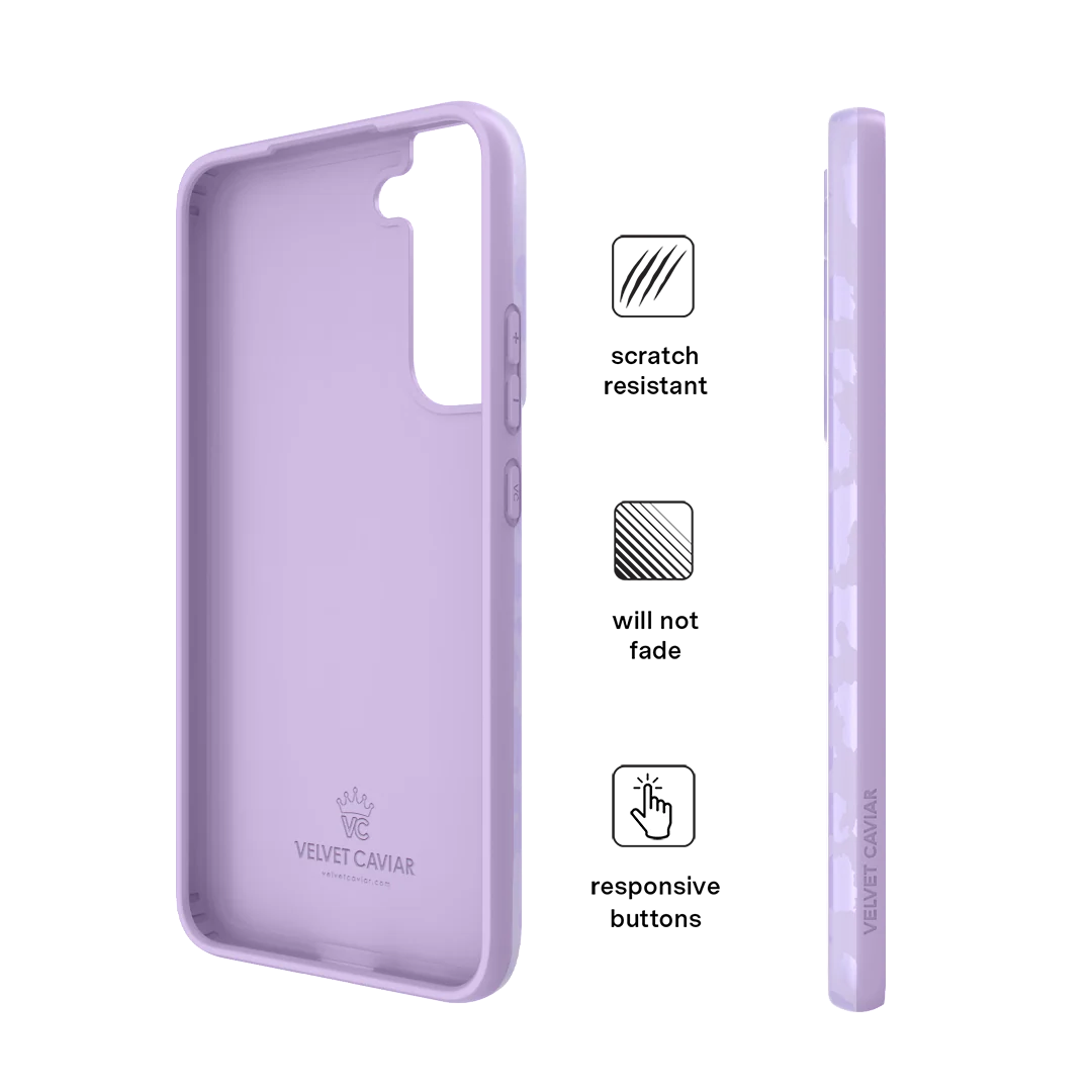 Lilac Leopard Samsung Case - Image 62