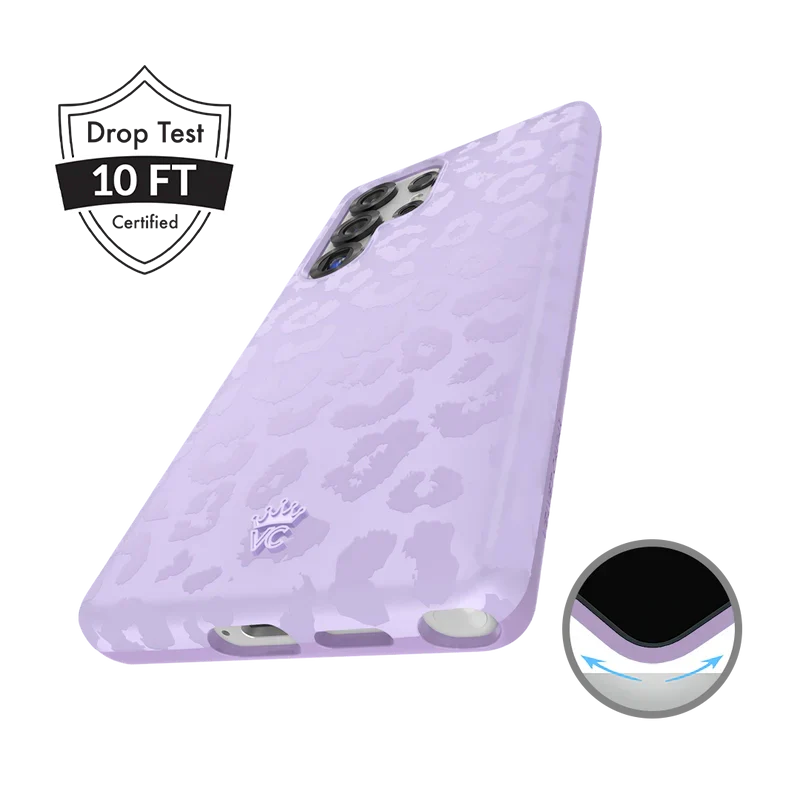 Lilac Leopard Samsung Case - Image 66