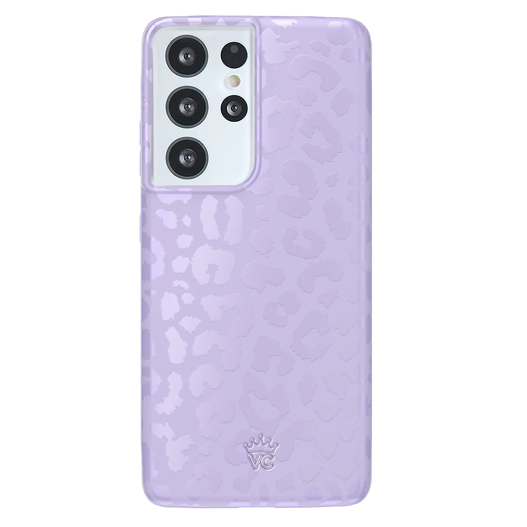 Lilac Leopard Samsung Case - Image 69