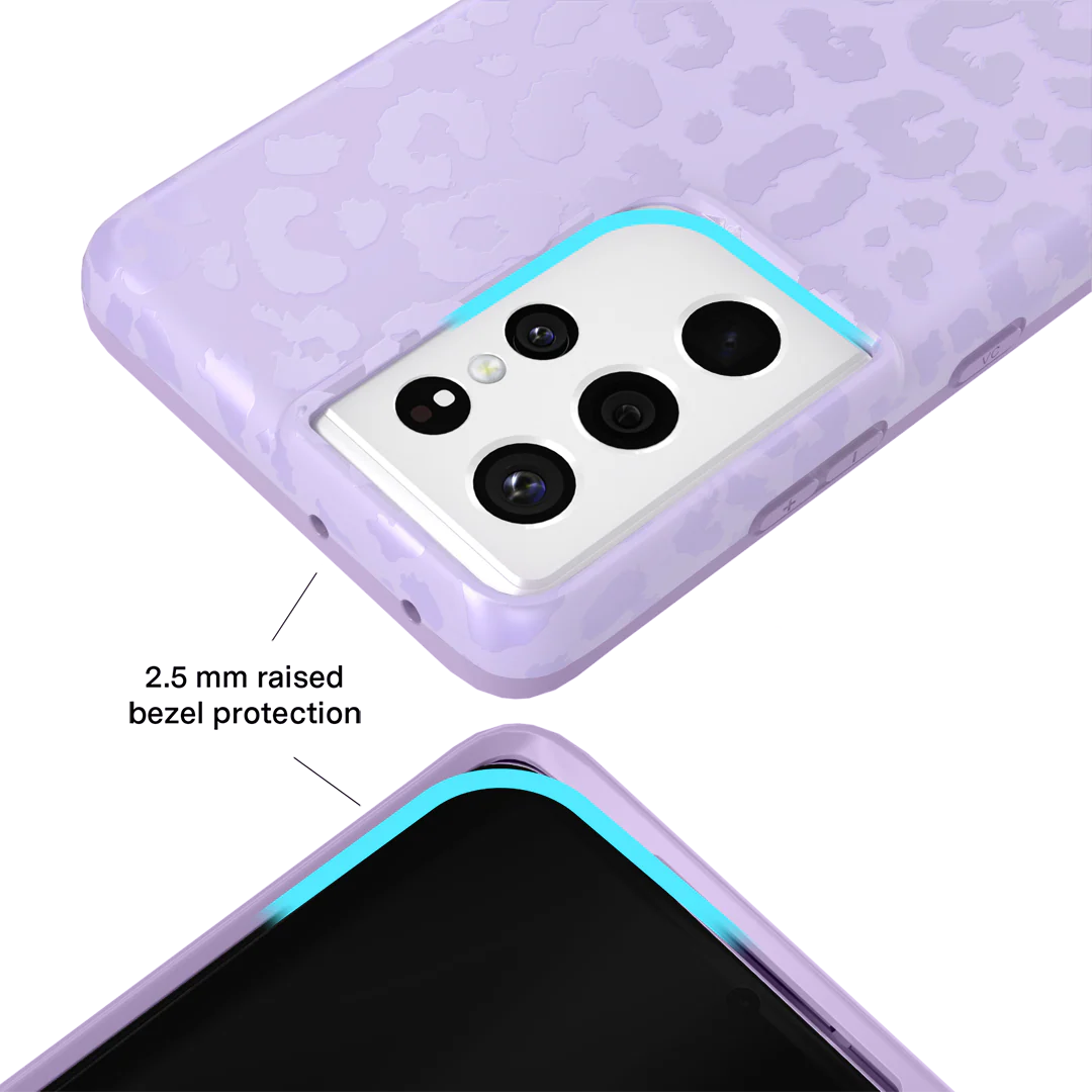Lilac Leopard Samsung Case - Image 71