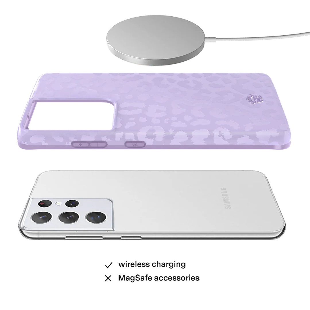Lilac Leopard Samsung Case - Image 73