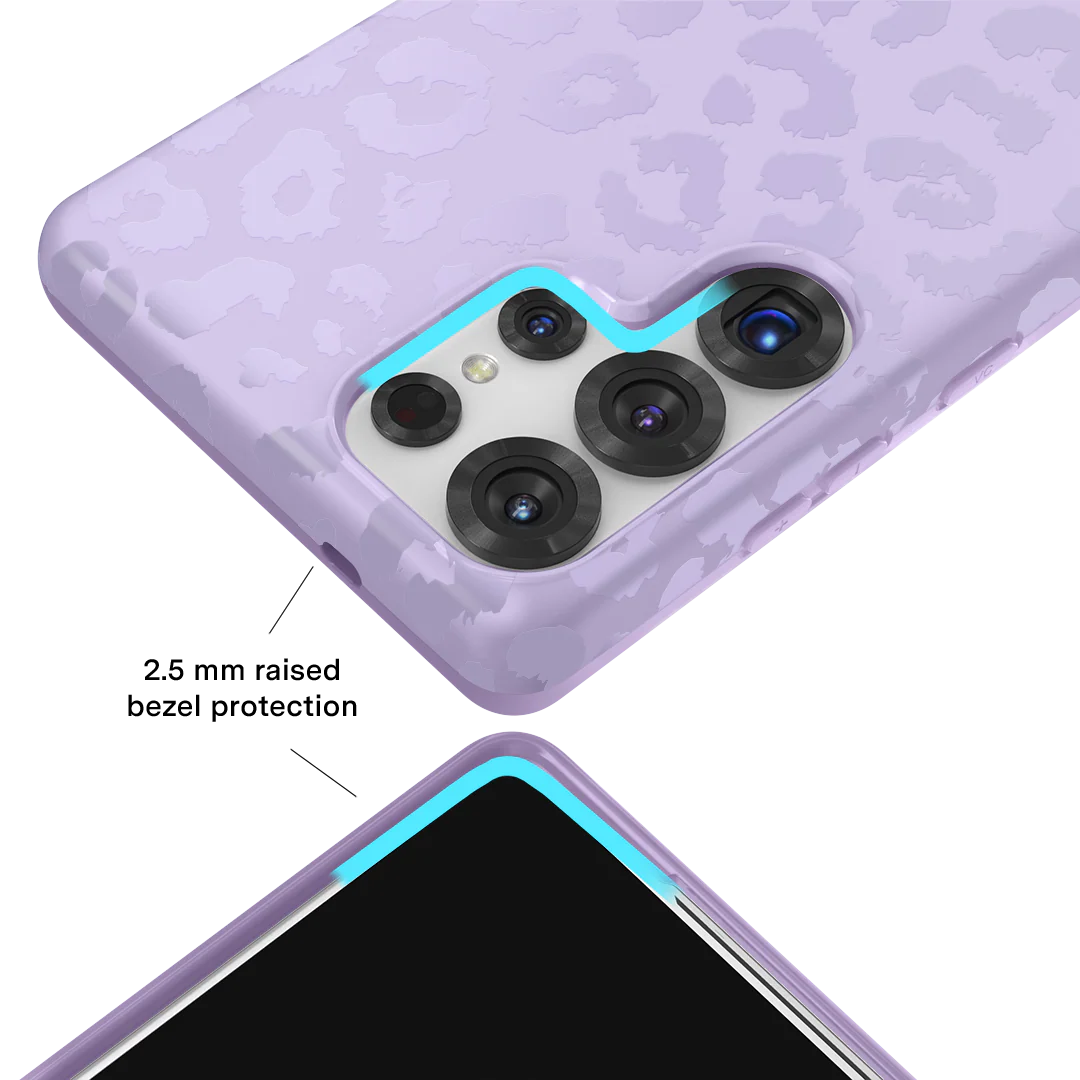Lilac Leopard Samsung Case - Image 78