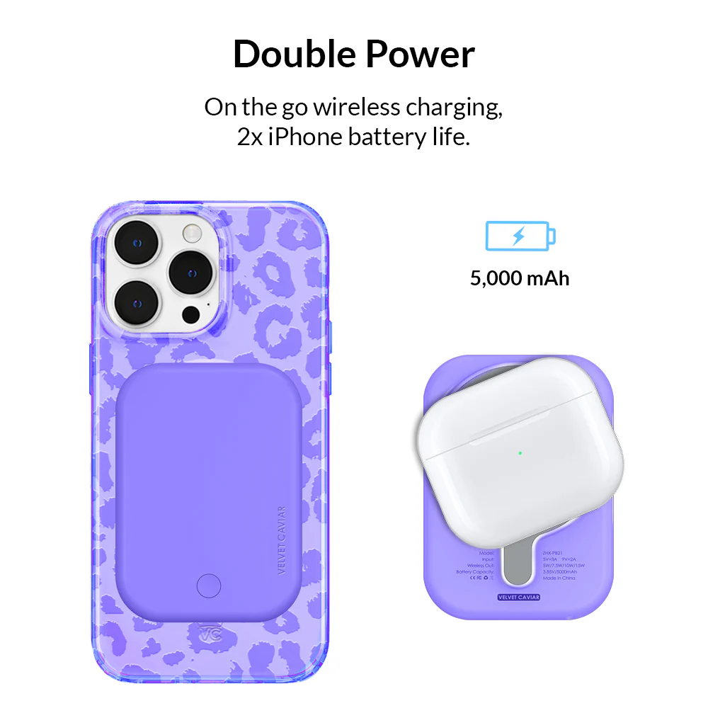 Electric Purple MagSafe Battery Power Pack - Image 3