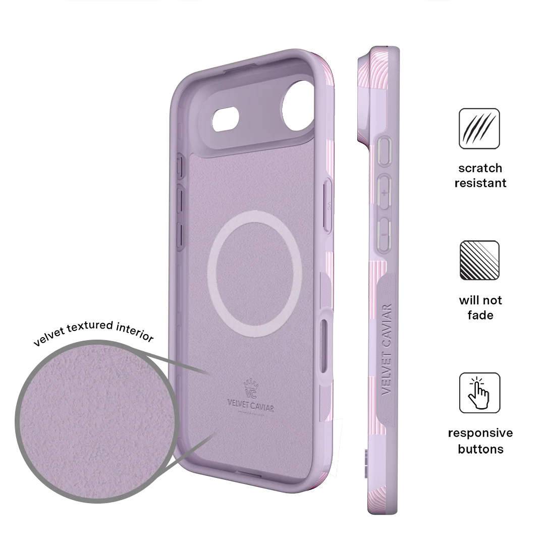 Lilac Vibe Checkered iPhone Case - Image 105