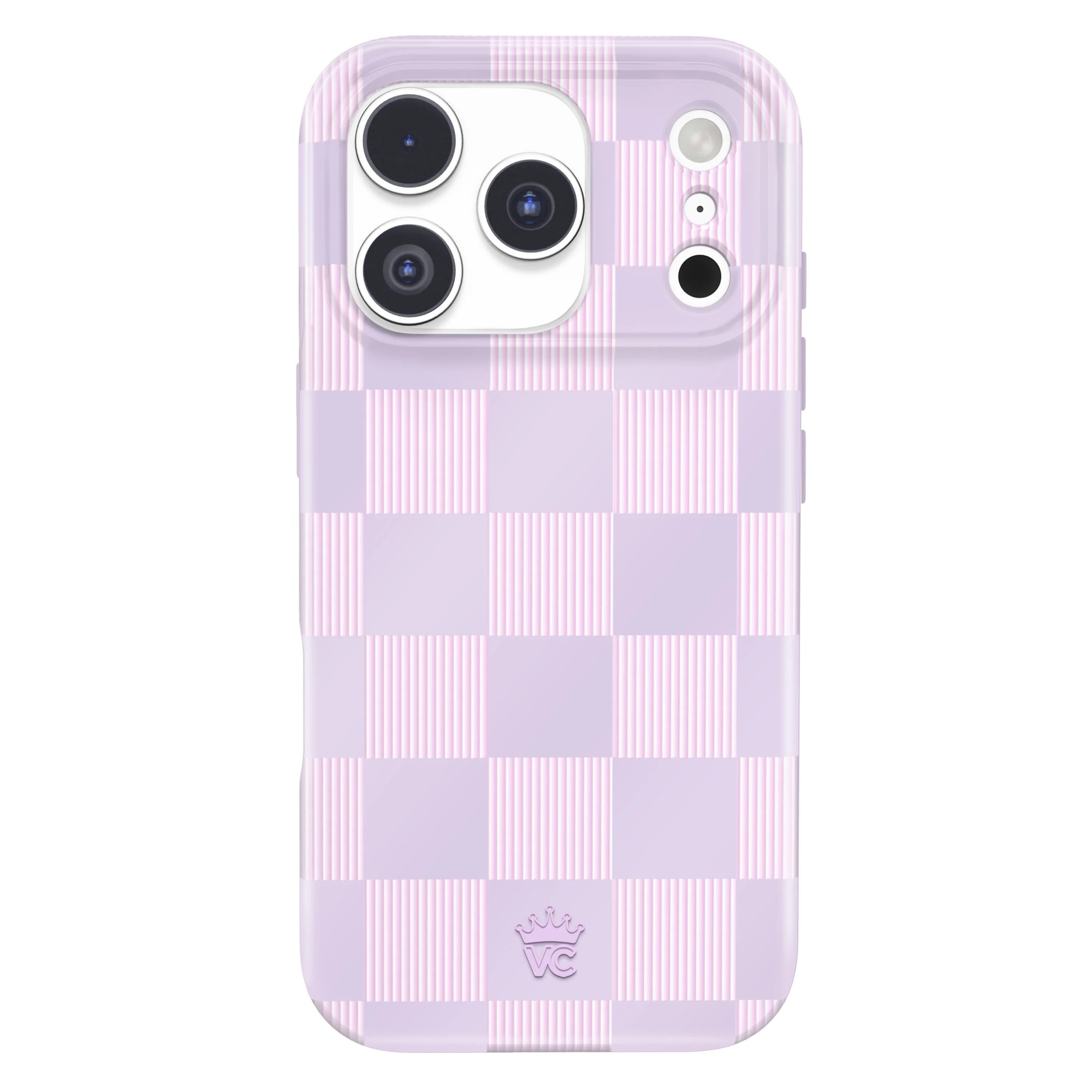 Lilac Vibe Checkered iPhone Case - Image 106