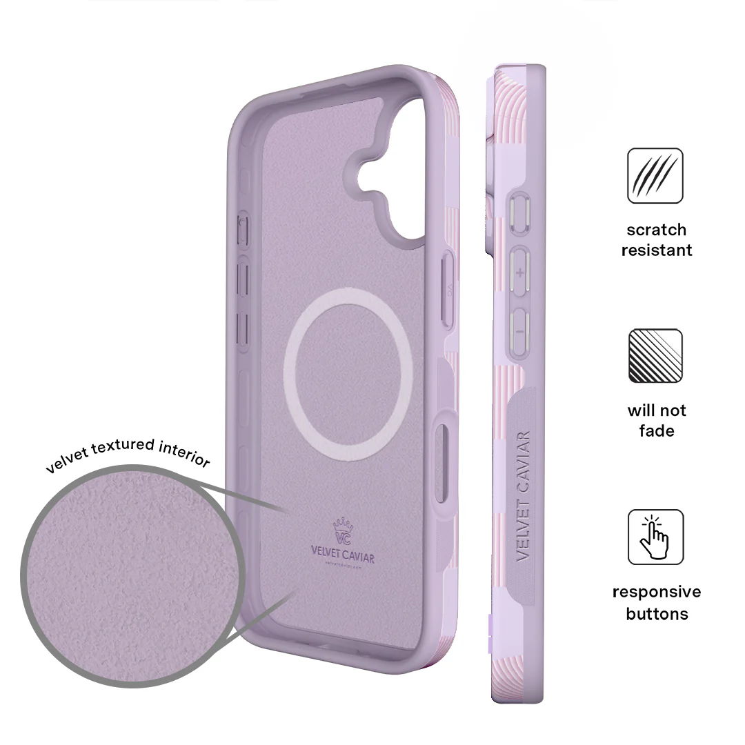 Lilac Vibe Checkered iPhone Case - Image 115