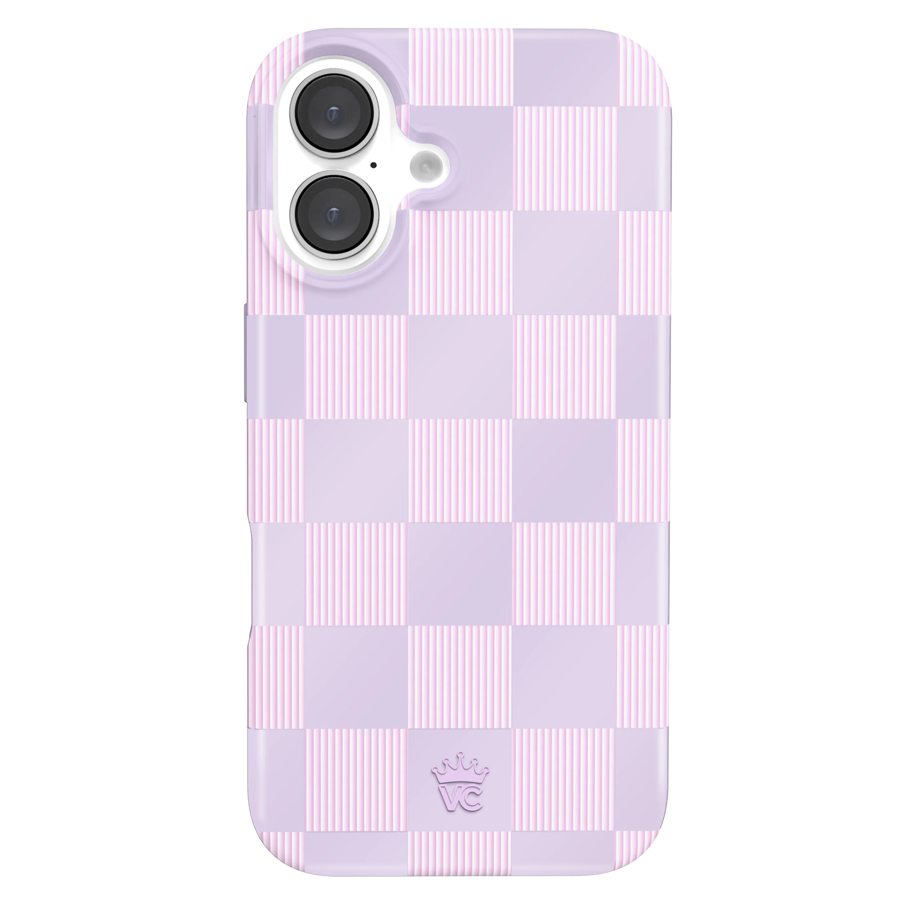 Lilac Vibe Checkered iPhone Case - Image 91