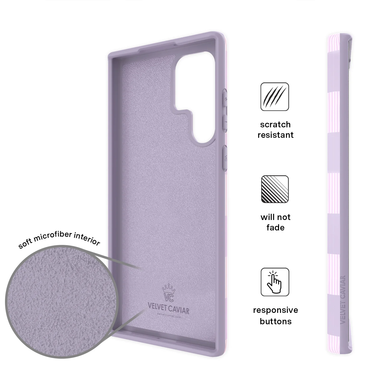 Lilac Vibe Checkered Samsung Case - Image 15