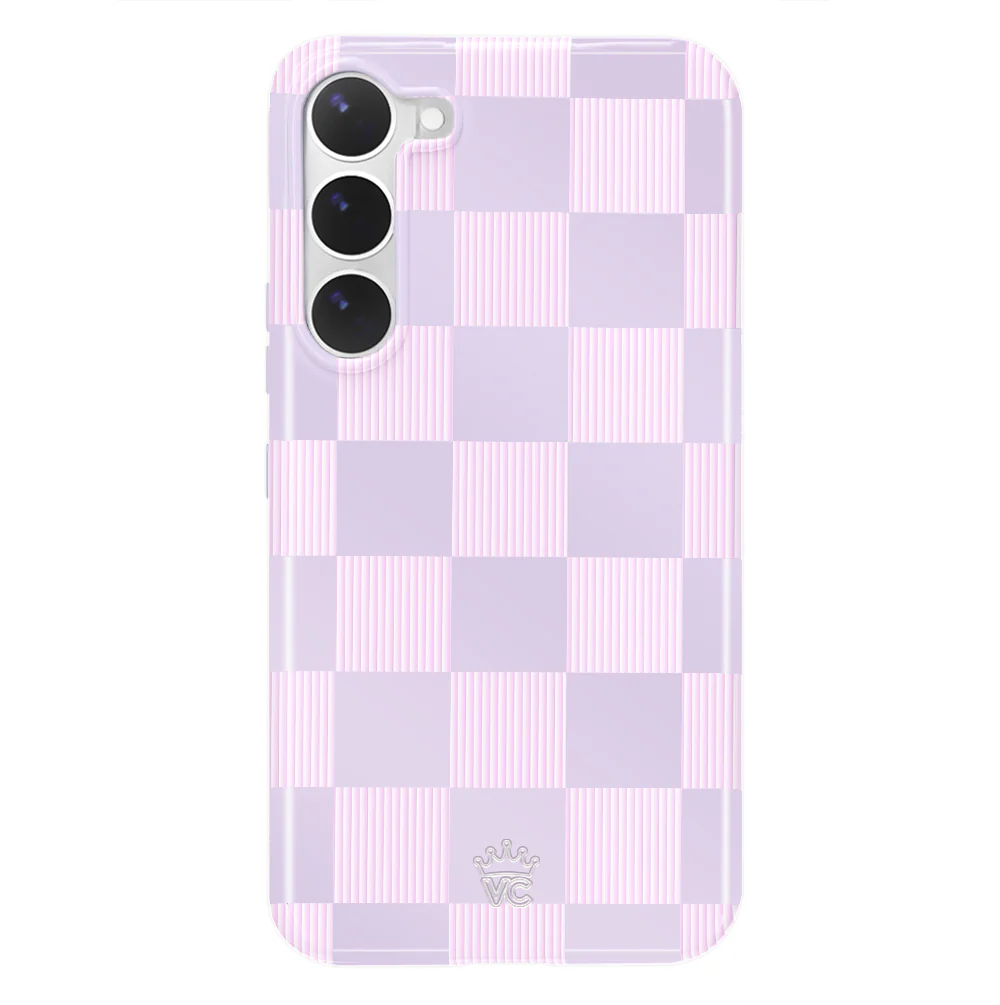 Lilac Vibe Checkered Samsung Case - Image 16