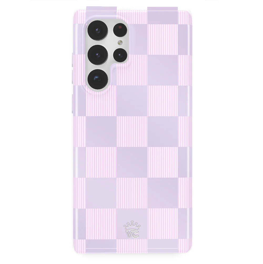 Lilac Vibe Checkered Samsung Case - Image 27