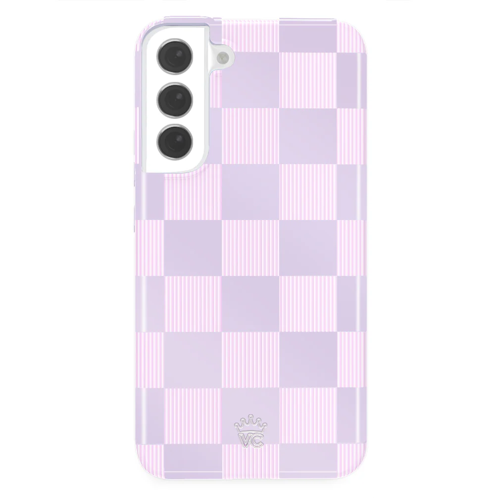 Lilac Vibe Checkered Samsung Case - Image 37