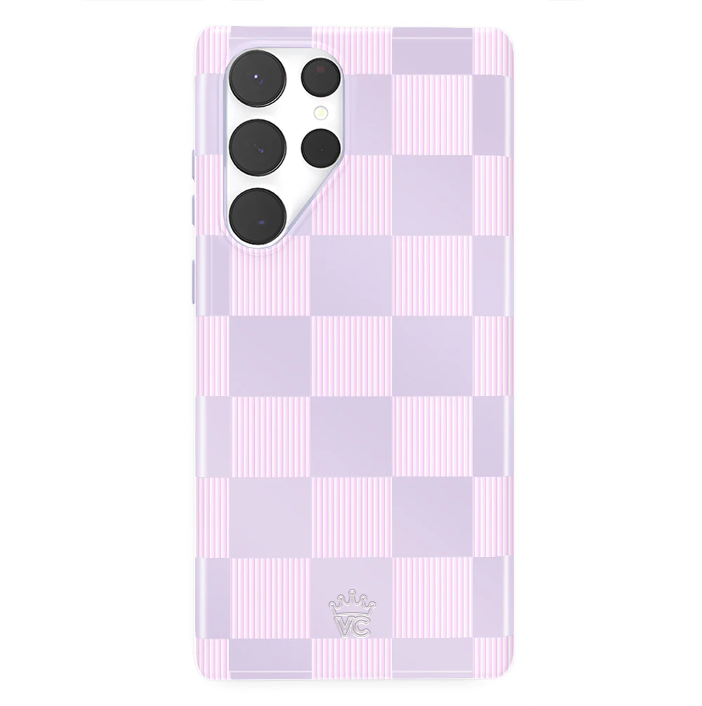 Lilac Vibe Checkered Samsung Case - Image 42