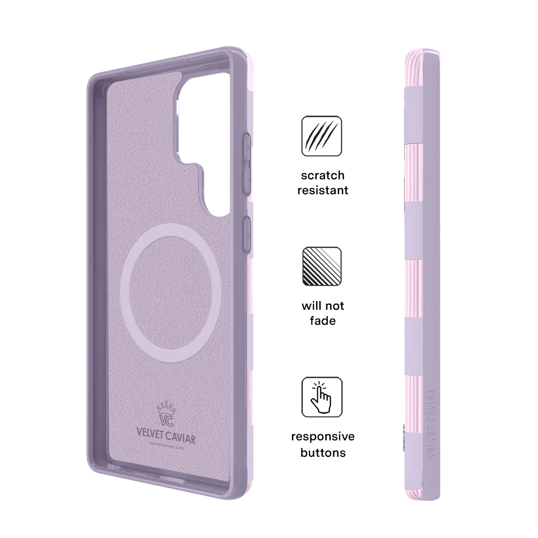 Lilac Vibe Checkered Samsung Case - Image 51