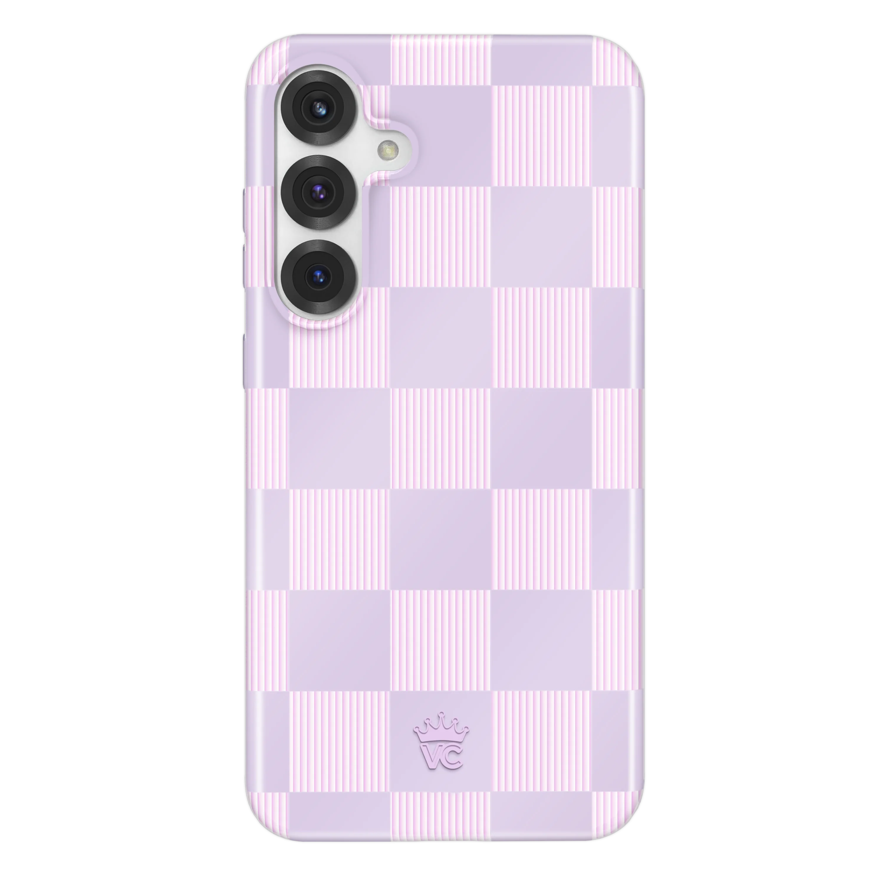 Lilac Vibe Checkered Samsung Case - Image 57