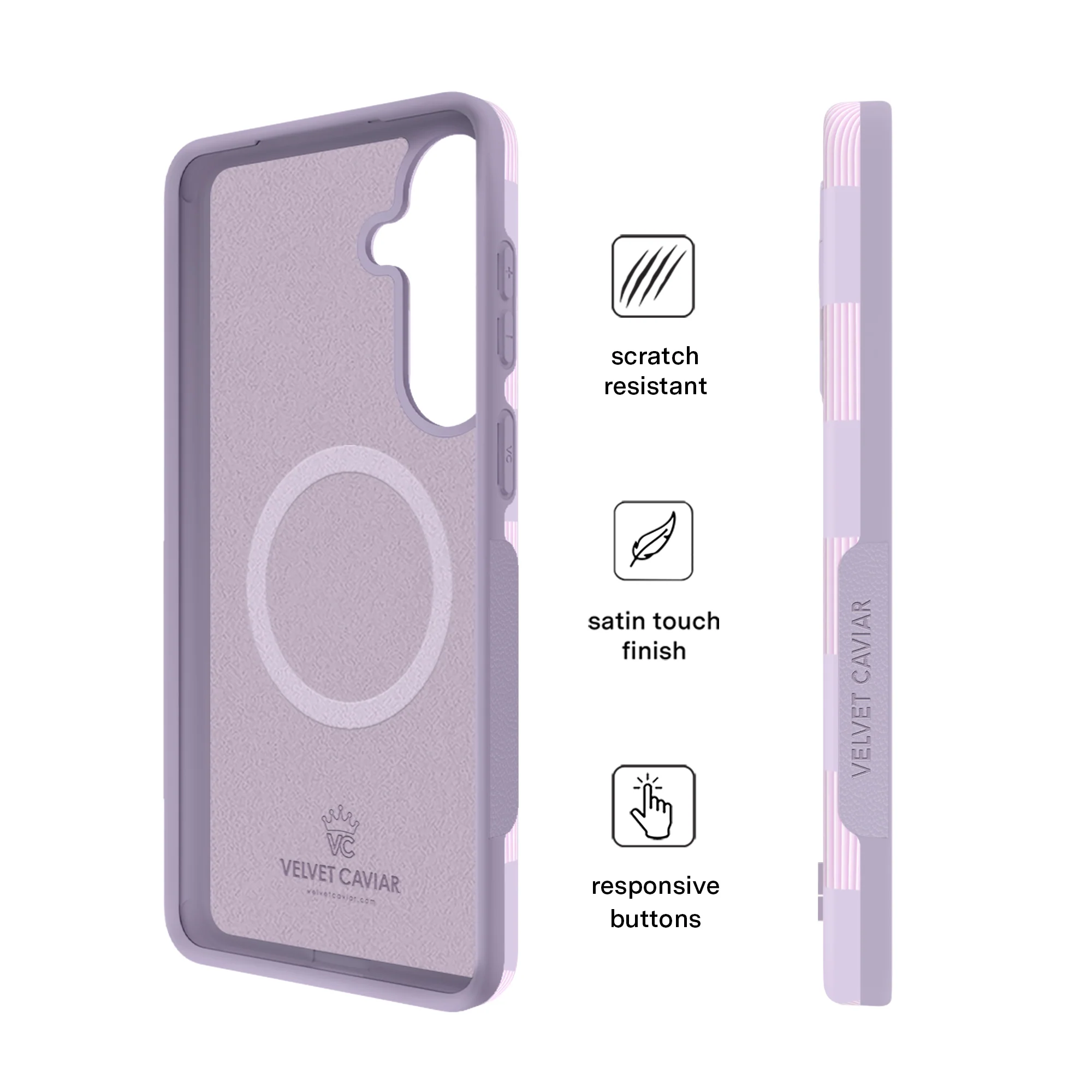Lilac Vibe Checkered Samsung Case - Image 65