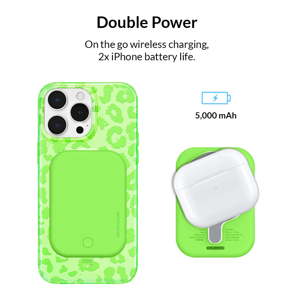 Key Lime MagSafe Battery Power Pack - Image 3
