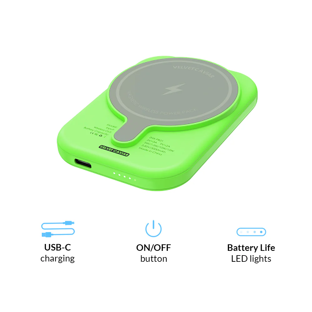 Key Lime MagSafe Battery Power Pack - Image 6