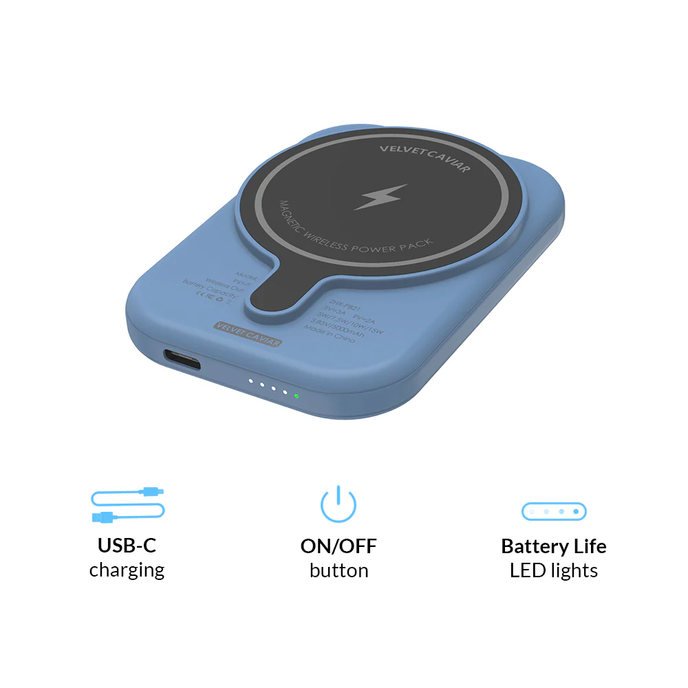 Linen Blue MagSafe Battery Power Pack - Image 6