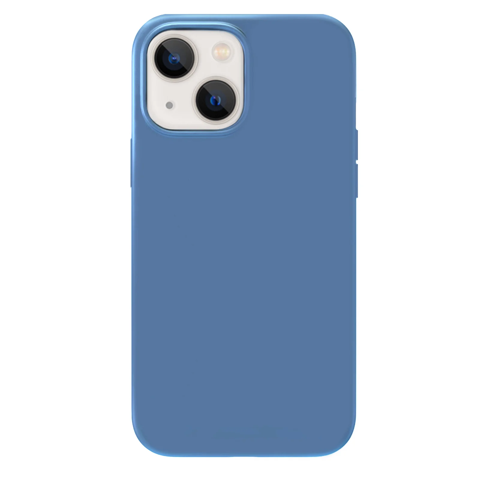 Linen Blue Silicone iPhone Case - Image 36