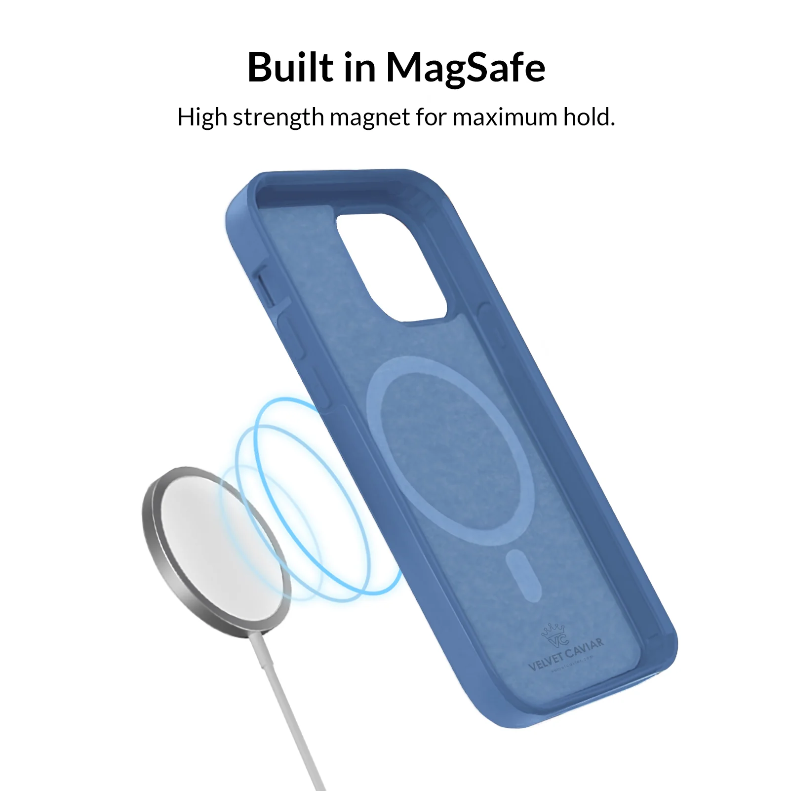 Linen Blue Silicone iPhone Case - Image 54