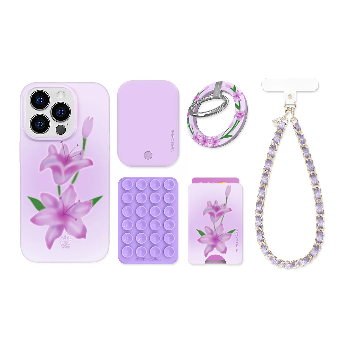 Love Spell Lily Floral iPhone Bundle Set - Image 17