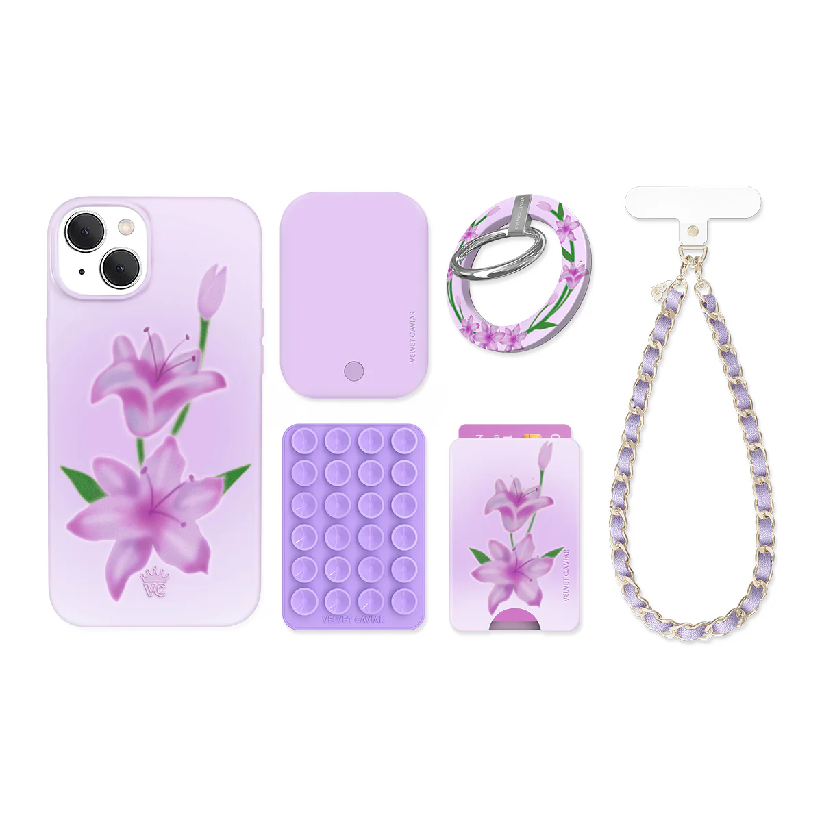 Love Spell Lily Floral iPhone Bundle Set - Image 8