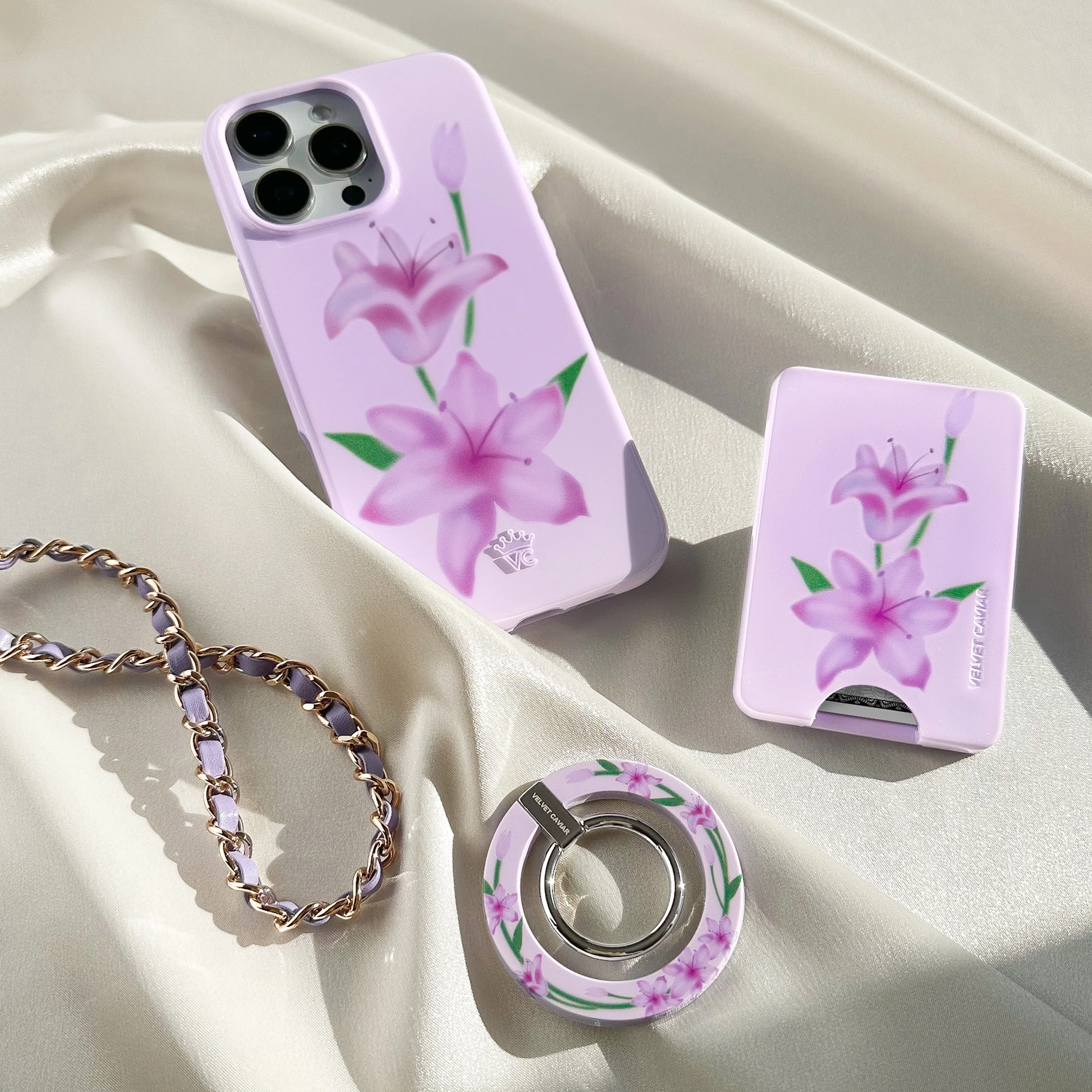 Love Spell Lily Floral MagSafe Grip Ring - Image 6