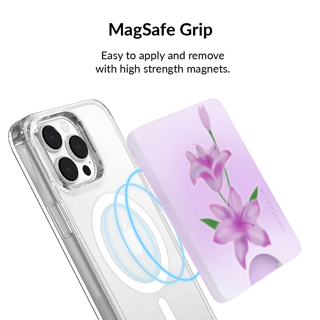 Love Spell Lily Floral MagSafe Wallet - Image 4