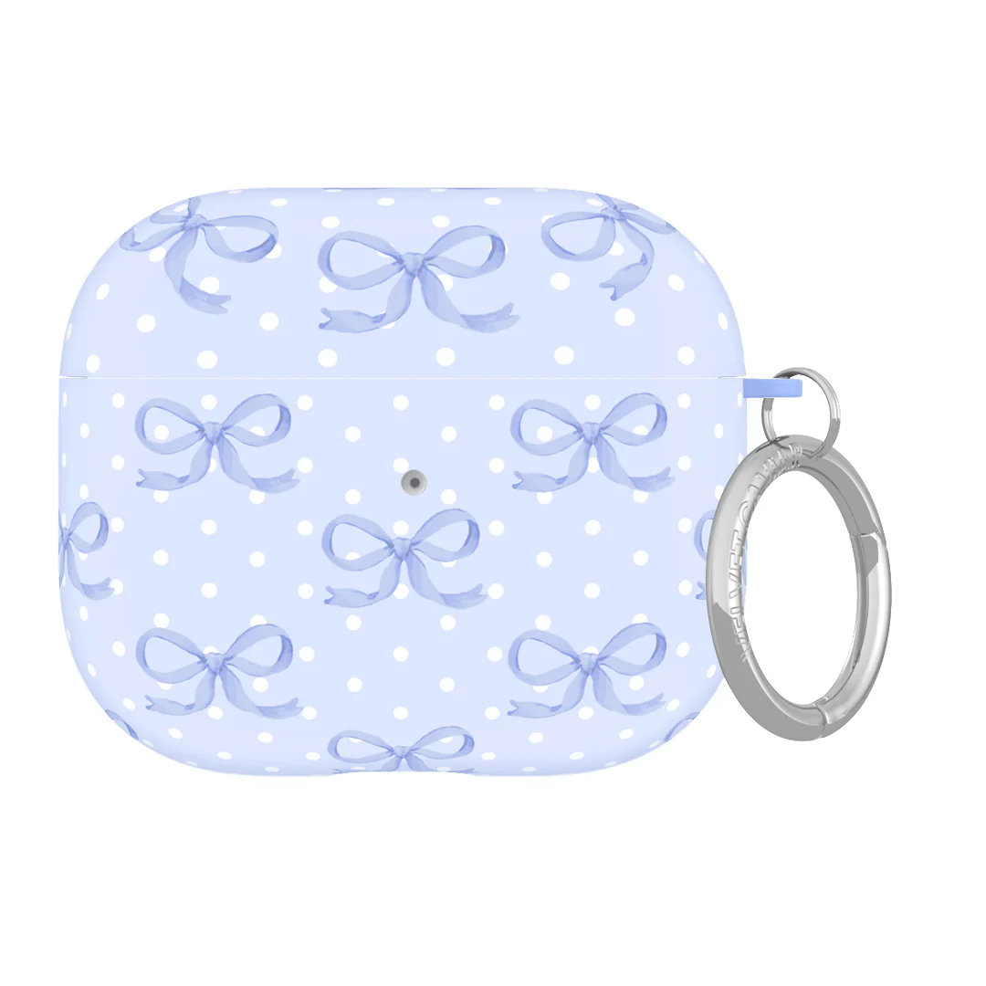 Lovely Blue Bows AirPod Case - Image 14