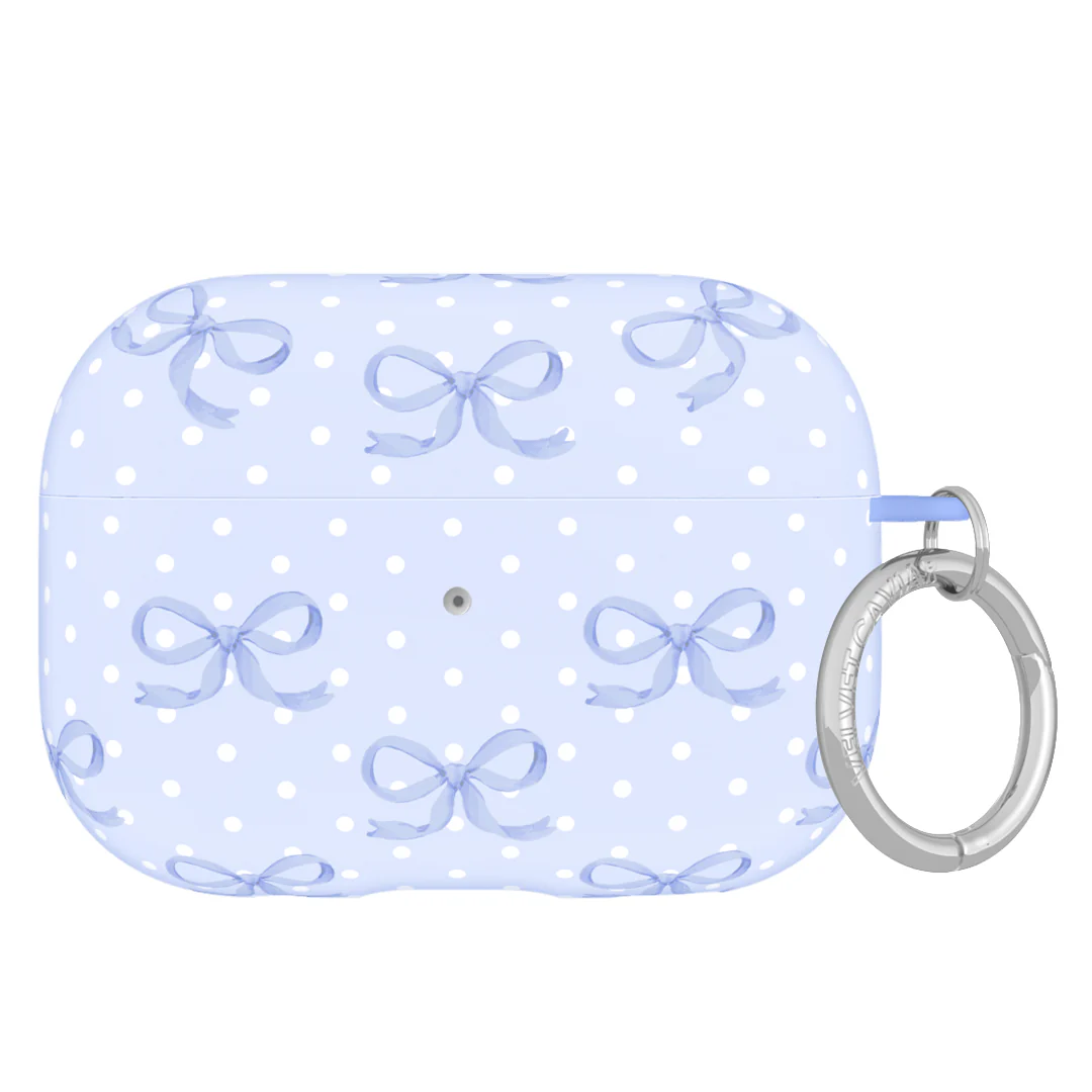 Lovely Blue Bows AirPod Case - Image 8