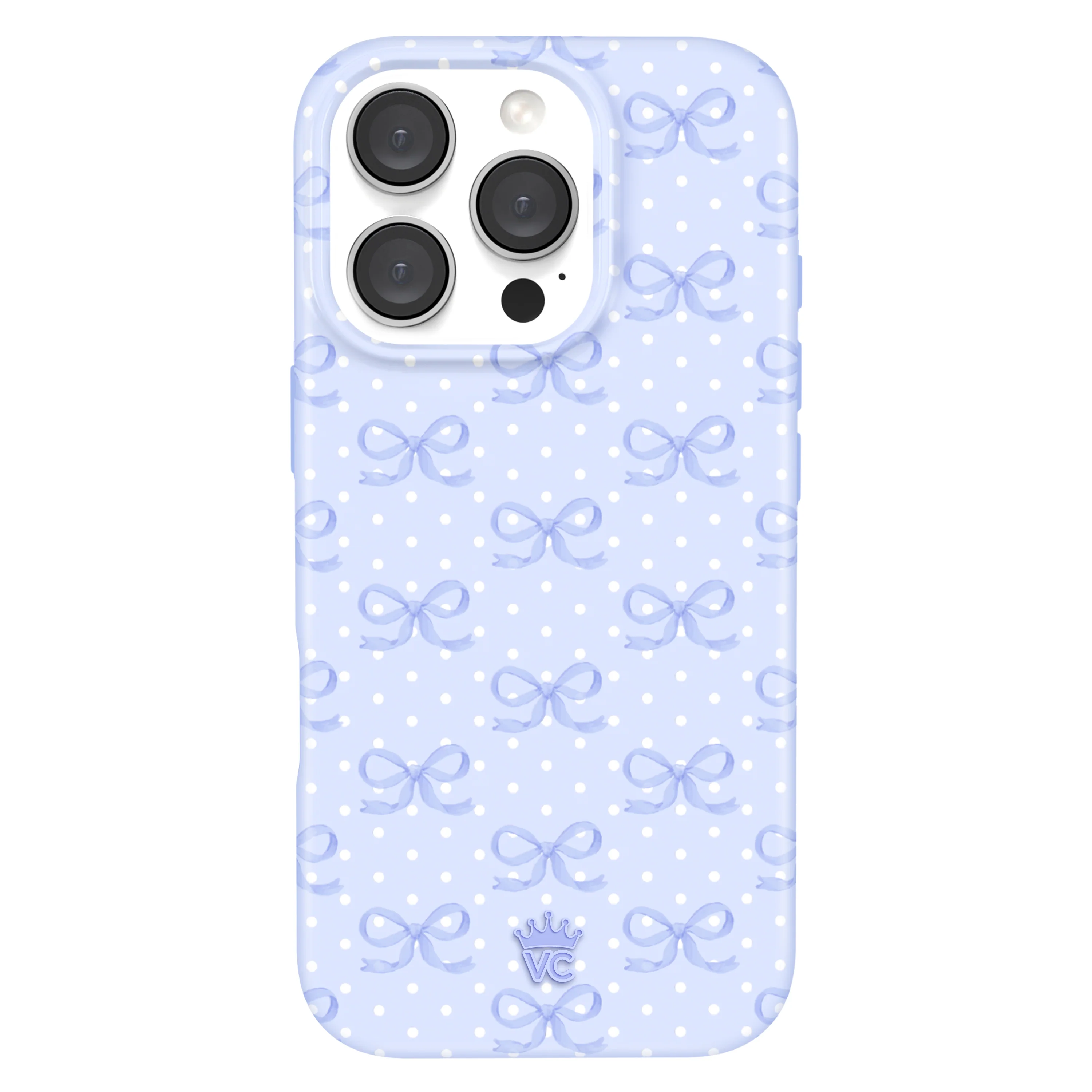 Lovely Blue Bows iPhone Case - Image 11