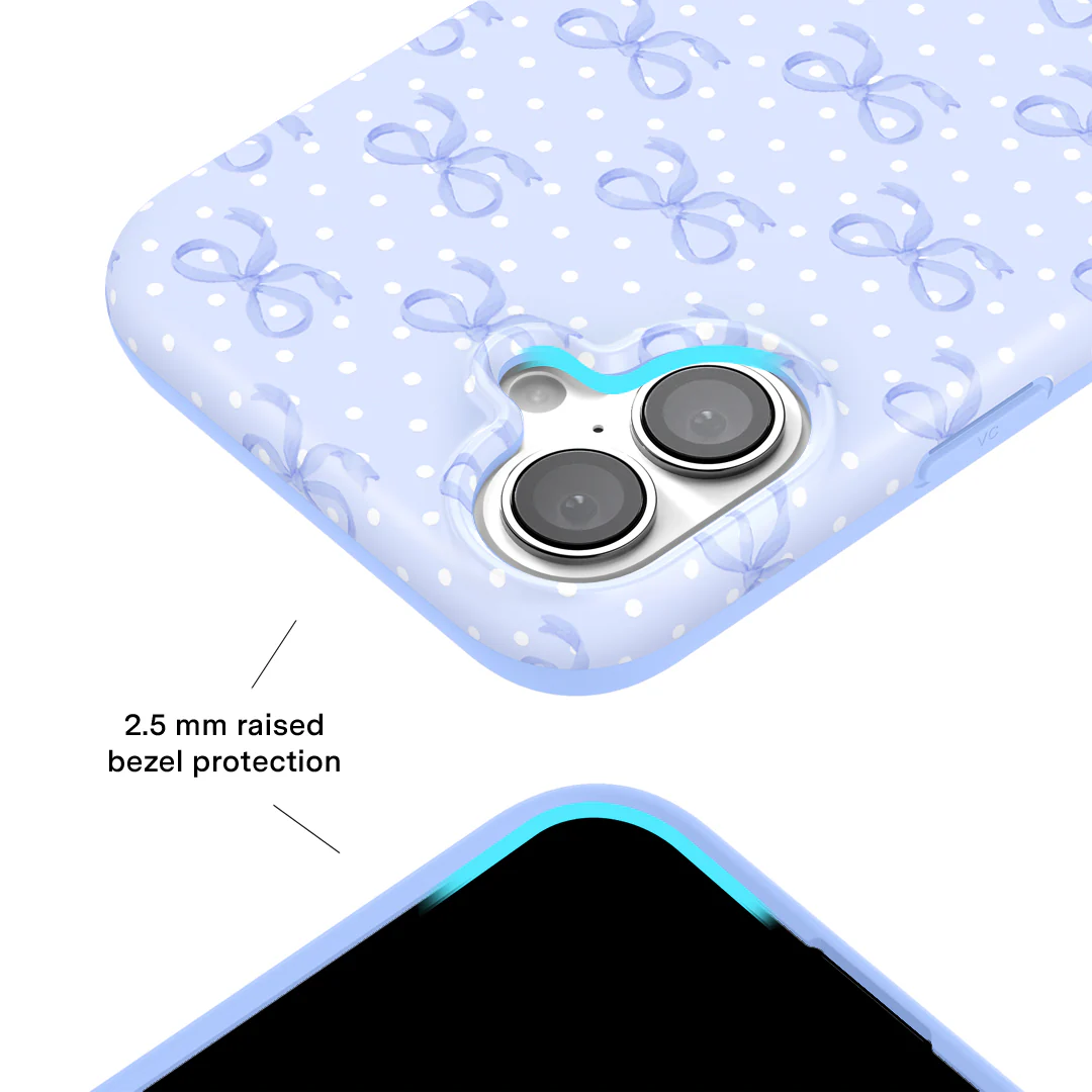 Lovely Blue Bows iPhone Case - Image 17