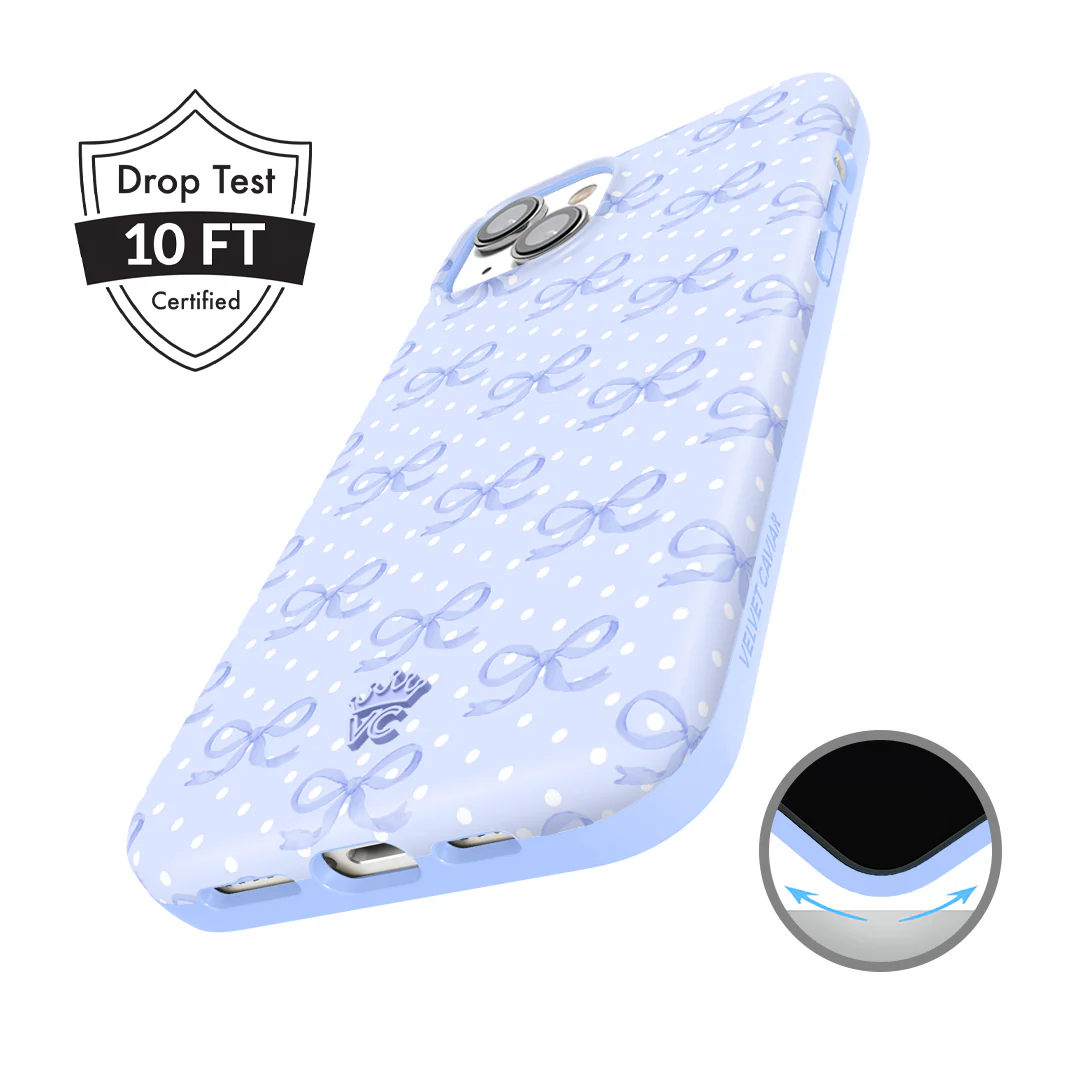Lovely Blue Bows iPhone Case - Image 24
