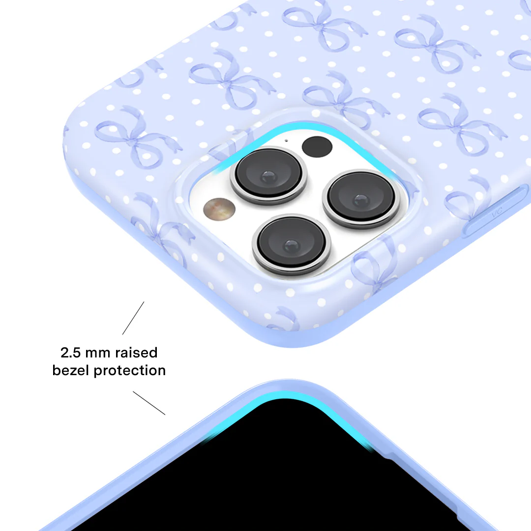 Lovely Blue Bows iPhone Case - Image 27