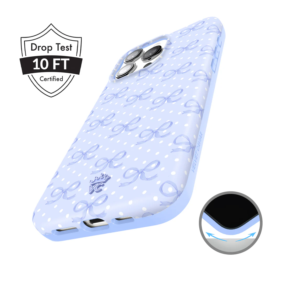 Lovely Blue Bows iPhone Case - Image 29