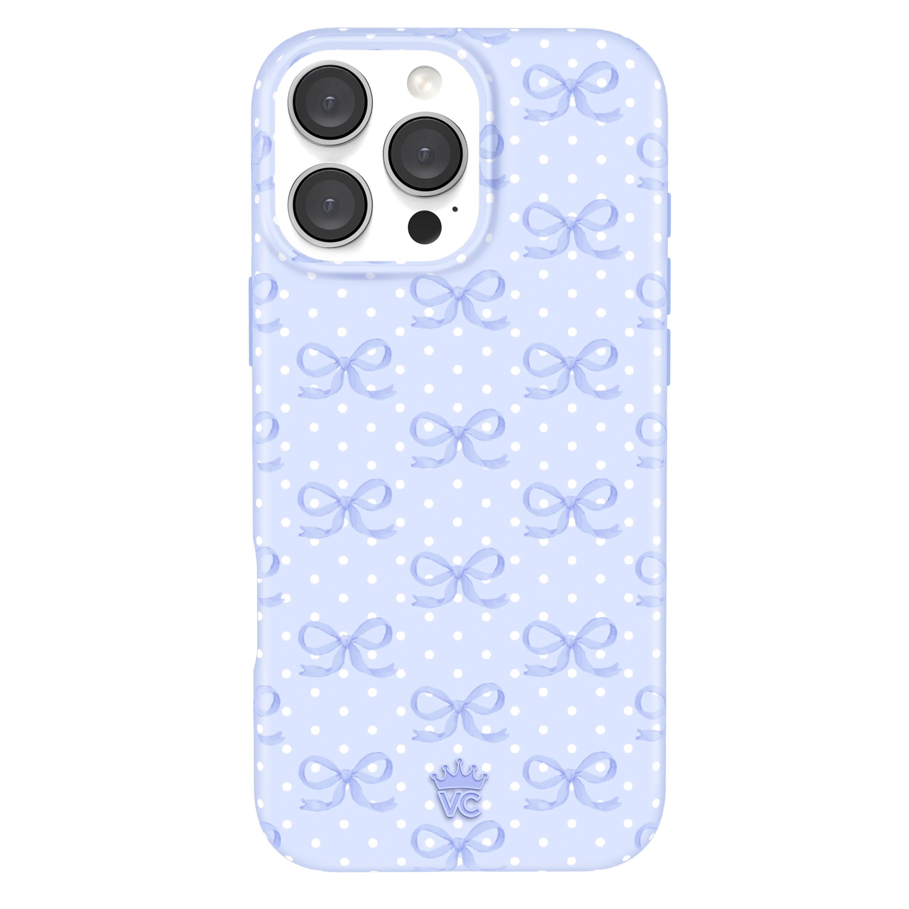 Lovely Blue Bows iPhone Case - Image 6