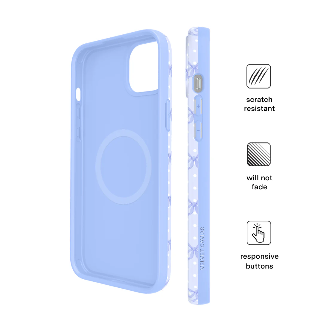 Lovely Blue Bows iPhone Case - Image 60