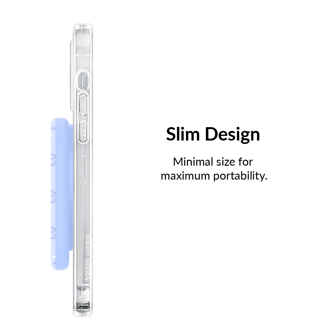 Lovely Blue Bows MagSafe Battery Power Pack - Image 5