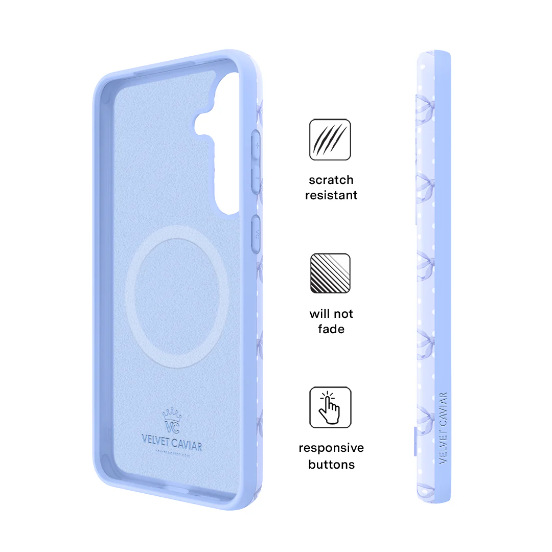 Lovely Blue Bows Samsung Case - Image 10