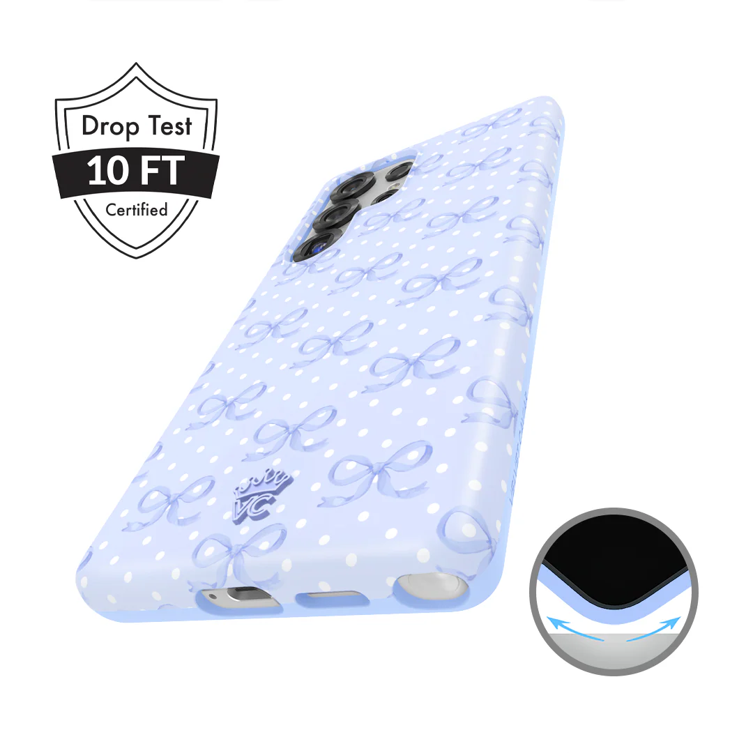 Lovely Blue Bows Samsung Case - Image 14