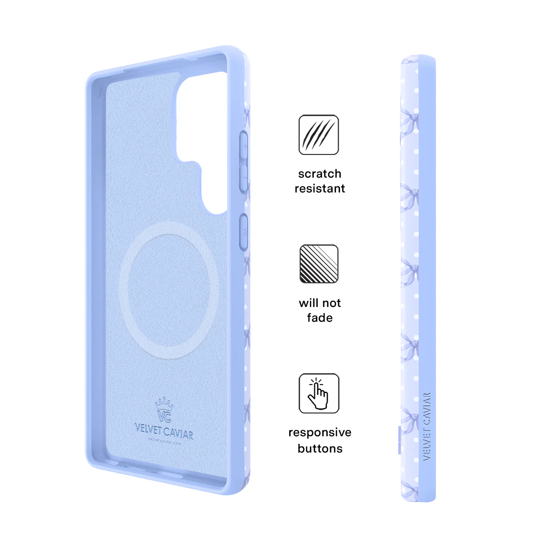 Lovely Blue Bows Samsung Case - Image 15