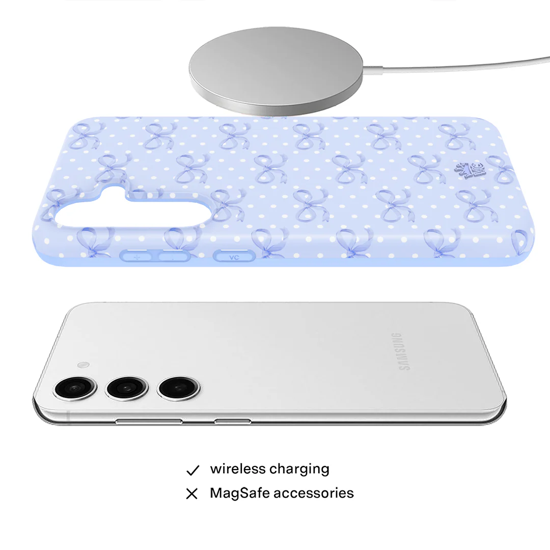 Lovely Blue Bows Samsung Case - Image 18